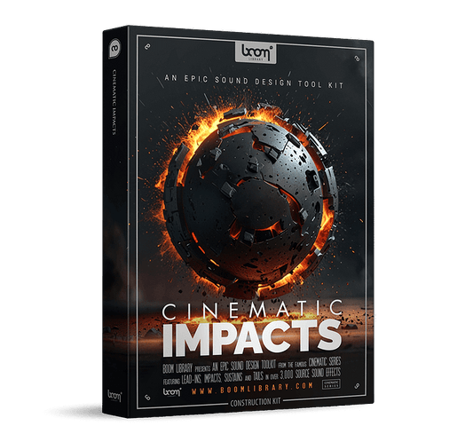 Boom Cinematic Impacts - DESIGNED