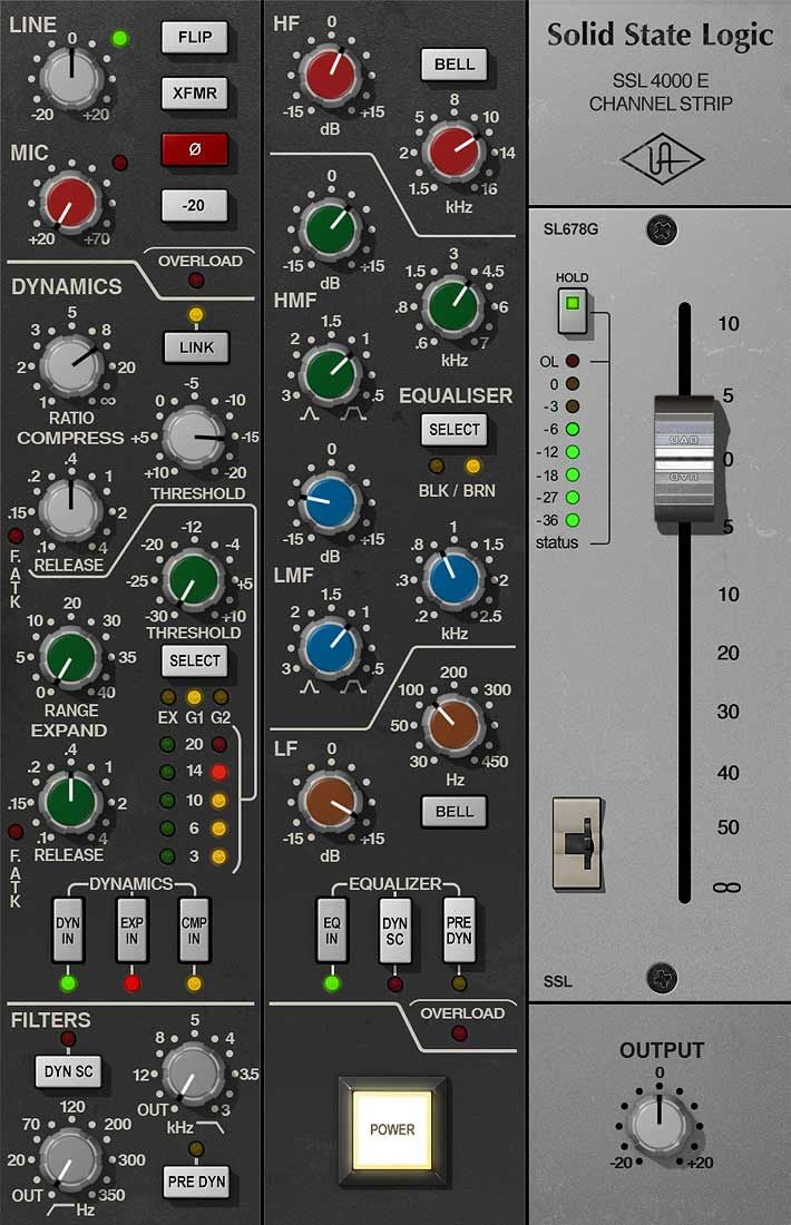 SSL 4000 E Channel Strip