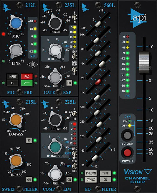 API Vision Channel Strip Collection